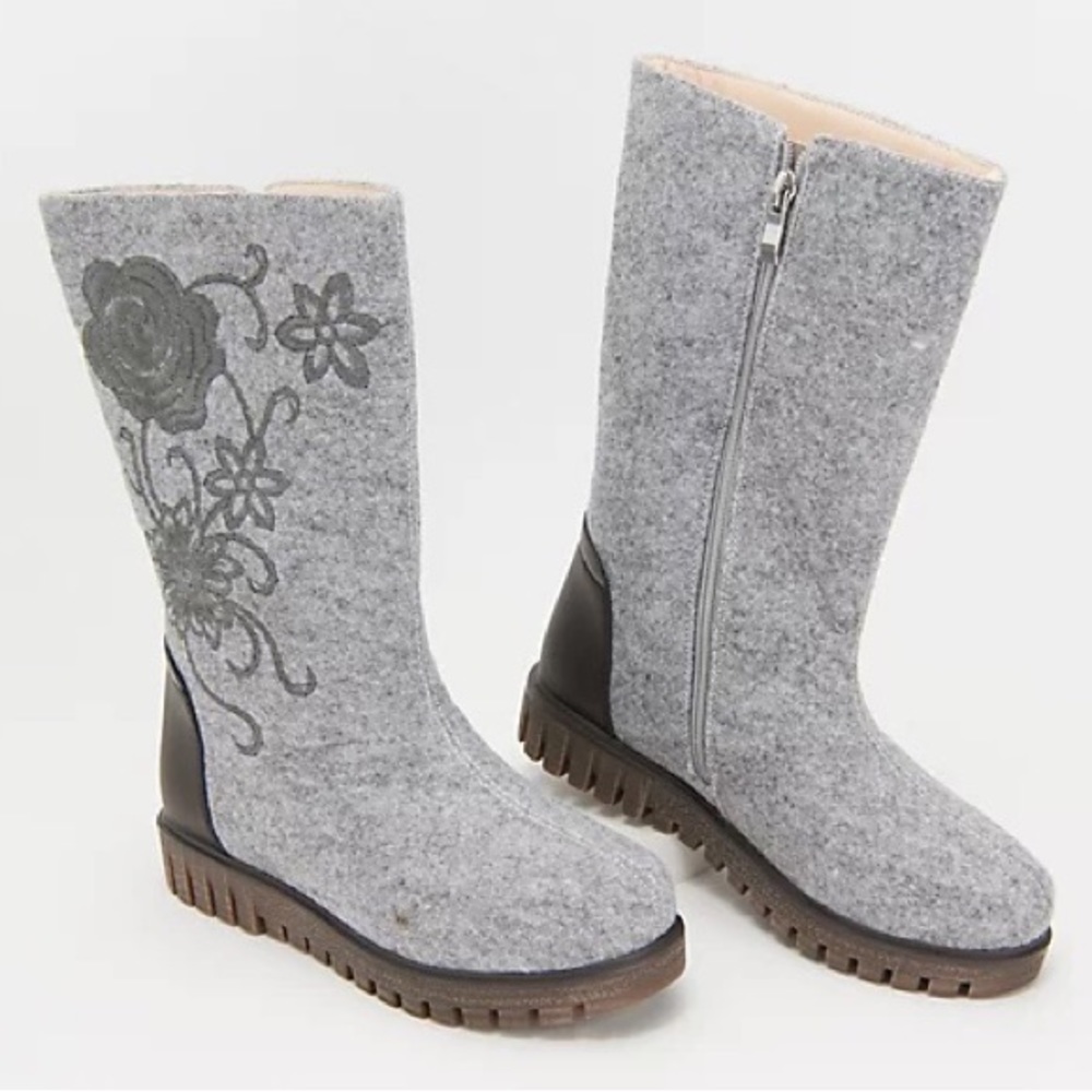 Azura by Spring Step Wool Mid Boots - Nehal